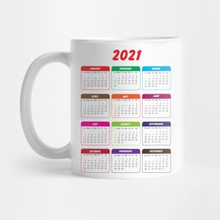 Calendar 2021 Mug